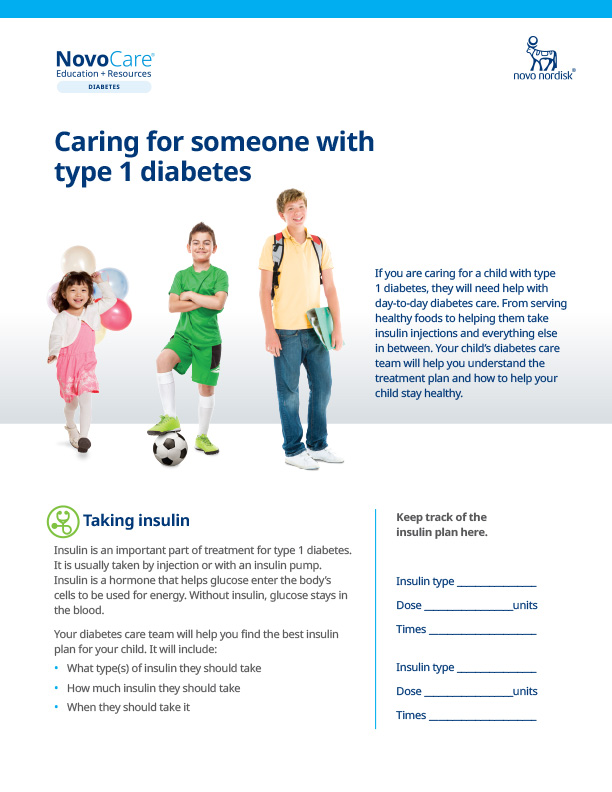 Type 1 Diabetes: Caring for Someone with Type 1 Diabetes