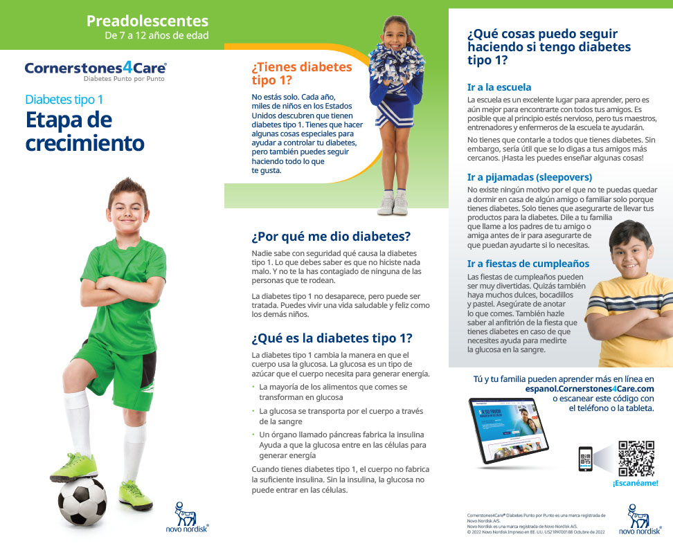 Type 1 Diabetes: Growing Up (Ages 7-12) – Spanish