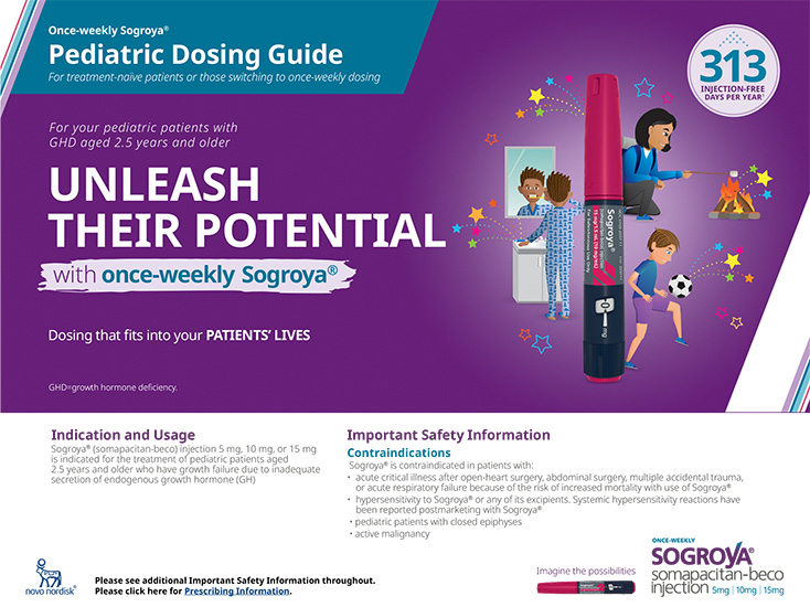 Sogroya® Pediatric Dosing Guide