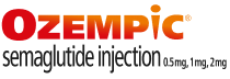 Ozempic® (semaglutide) injection 0.5 mg, 1 mg, or 2 mg logo