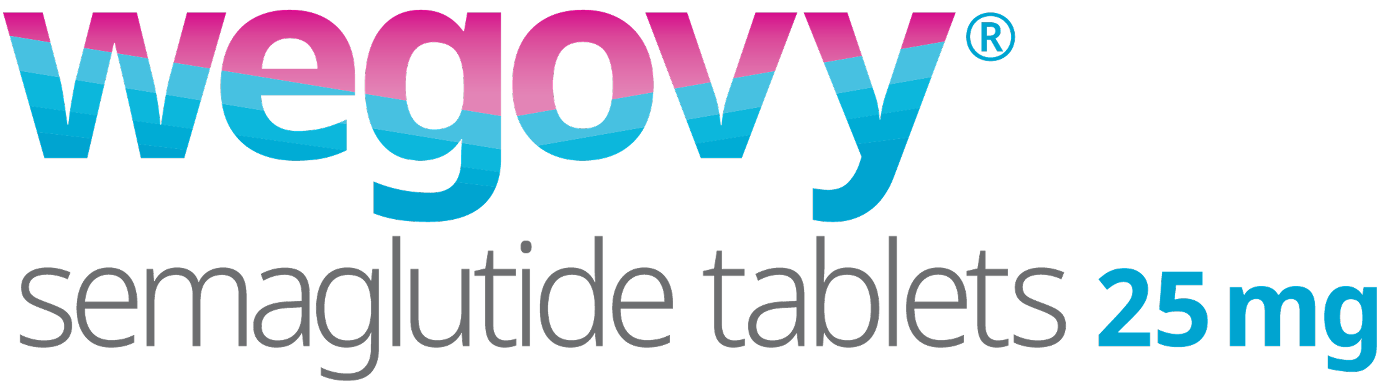Wegovy® (semaglutide) tablets 25 mg logo
