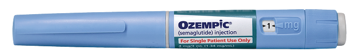 Blue Ozempic® pen