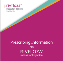 Rivfloza® Prescribing Information brochure