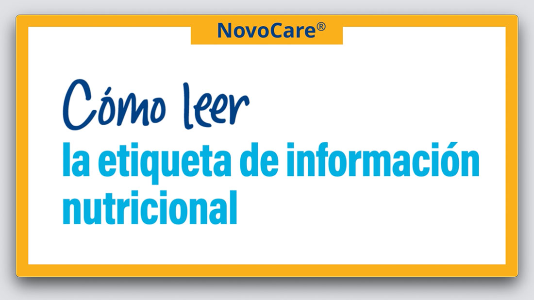 Reading a Nutrition Facts Label – Spanish