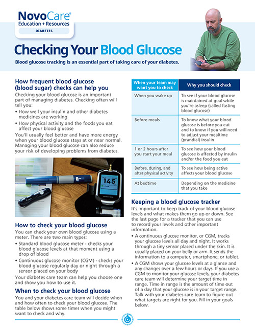 Checking Your Blood Glucose
