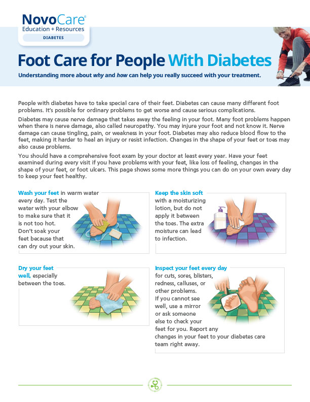 Foot Care for People with Diabetes