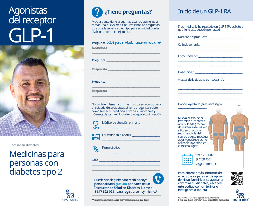 GLP-1 Receptor Agonists Brochure – Spanish