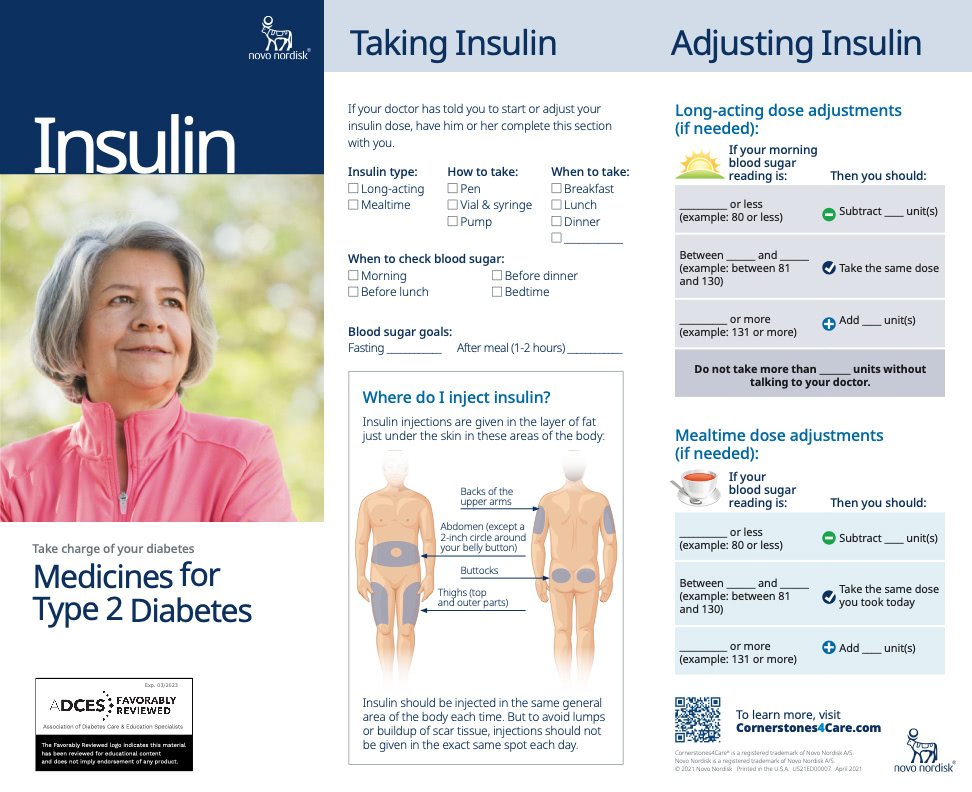 Medicines for Type 2 Diabetes: Insulin
