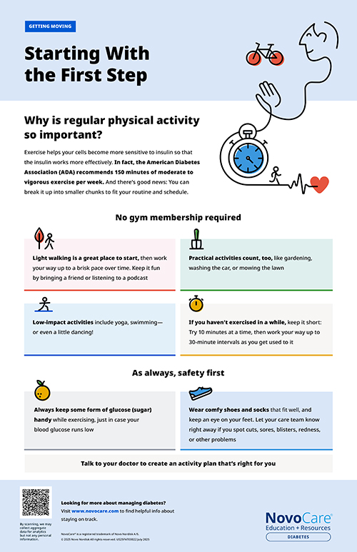 Start with the first step: Simple daily activities