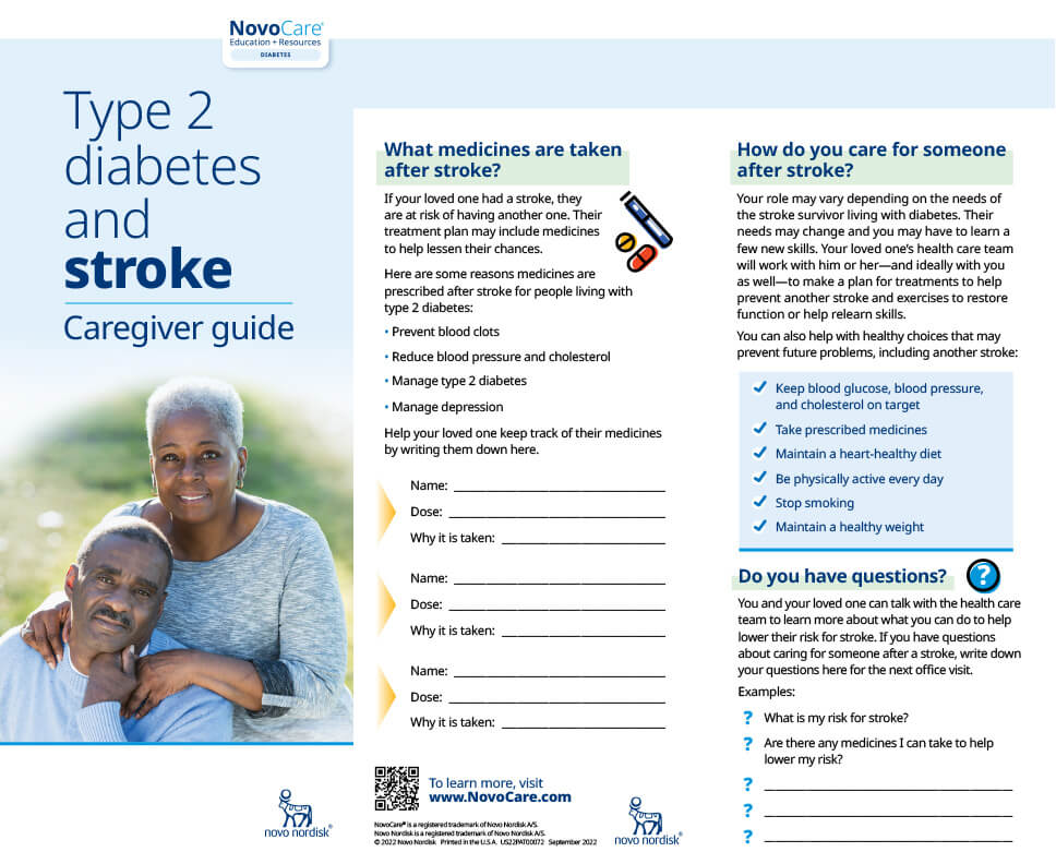 Type 2 diabetes and stroke: Caregiver guide