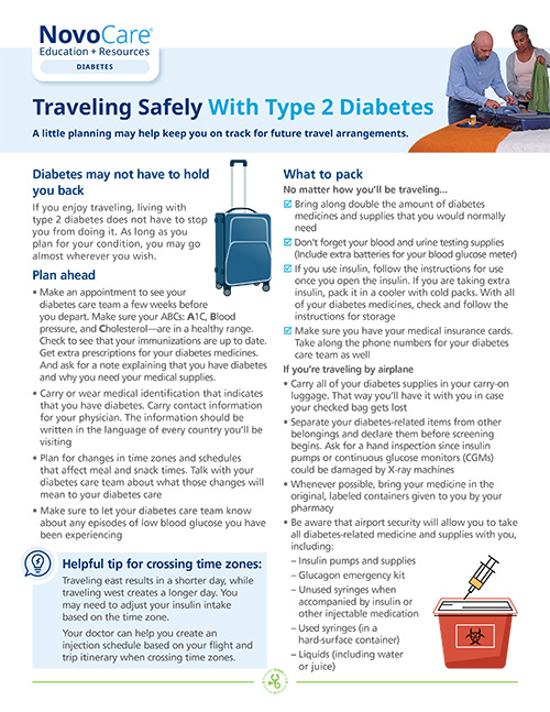 Traveling Safely With Type 2 Diabetes