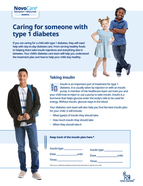 Type 1 Diabetes: Caring for someone with type 1 diabetes