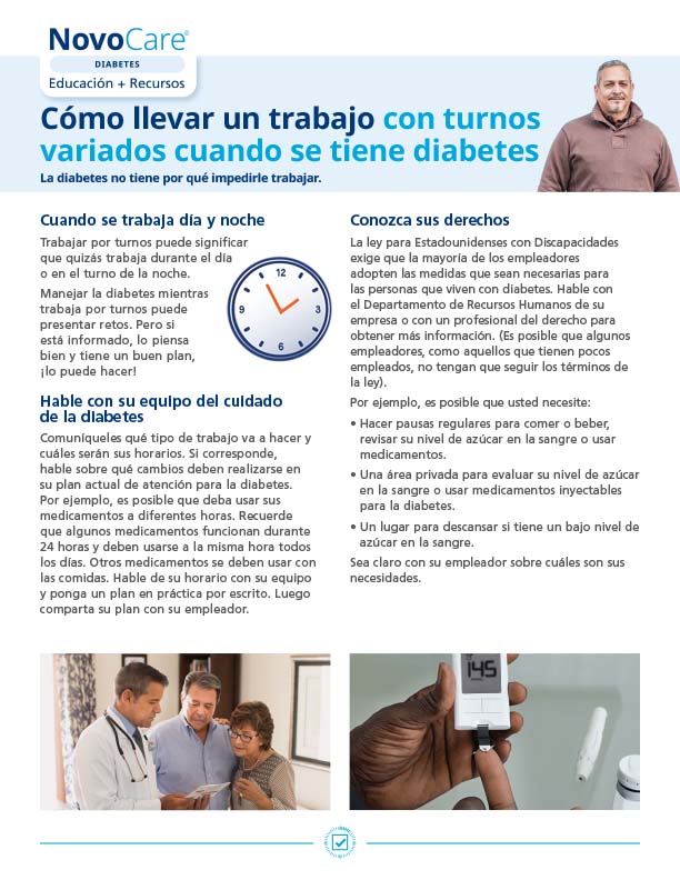Working Shifts with Diabetes – Spanish