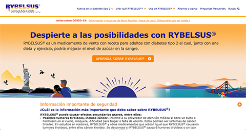 RYBELSUS<sup>®</sup> Patient Website – Spanish