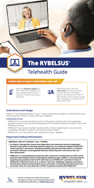 RYBELSUS® Patient Telehealth Guide