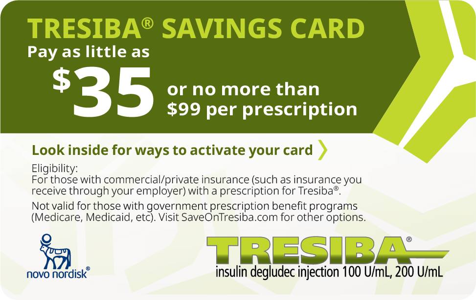 Tresiba® Savings Cards