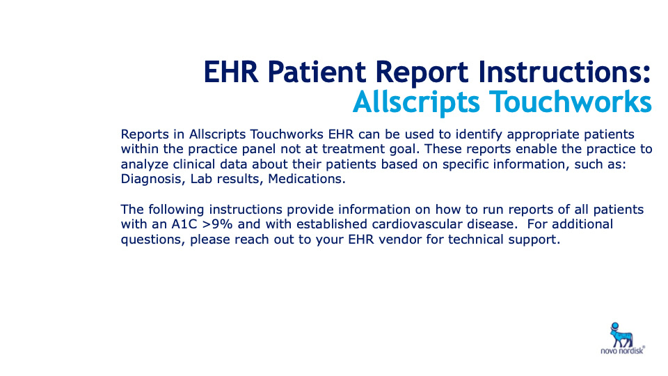 Allscripts Touchworks