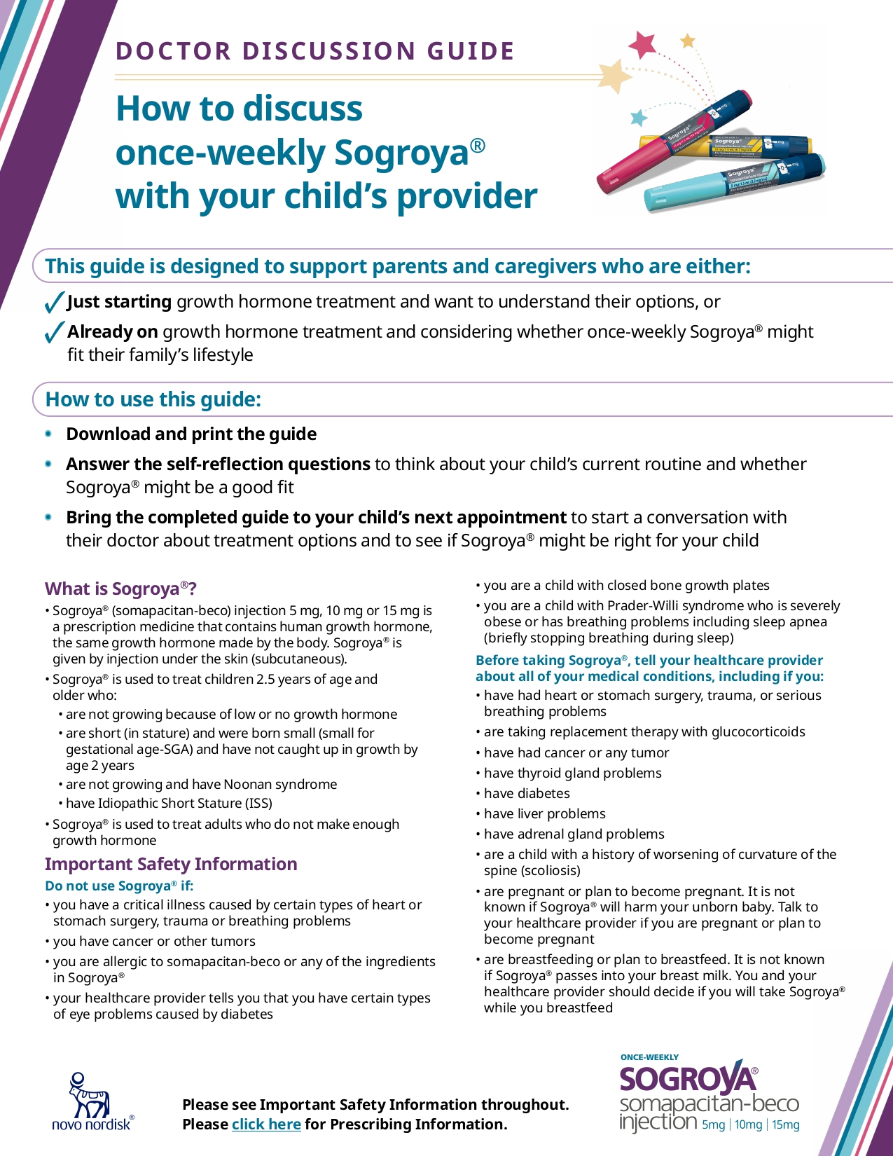 Sogroya® Doctor Discussion Guide