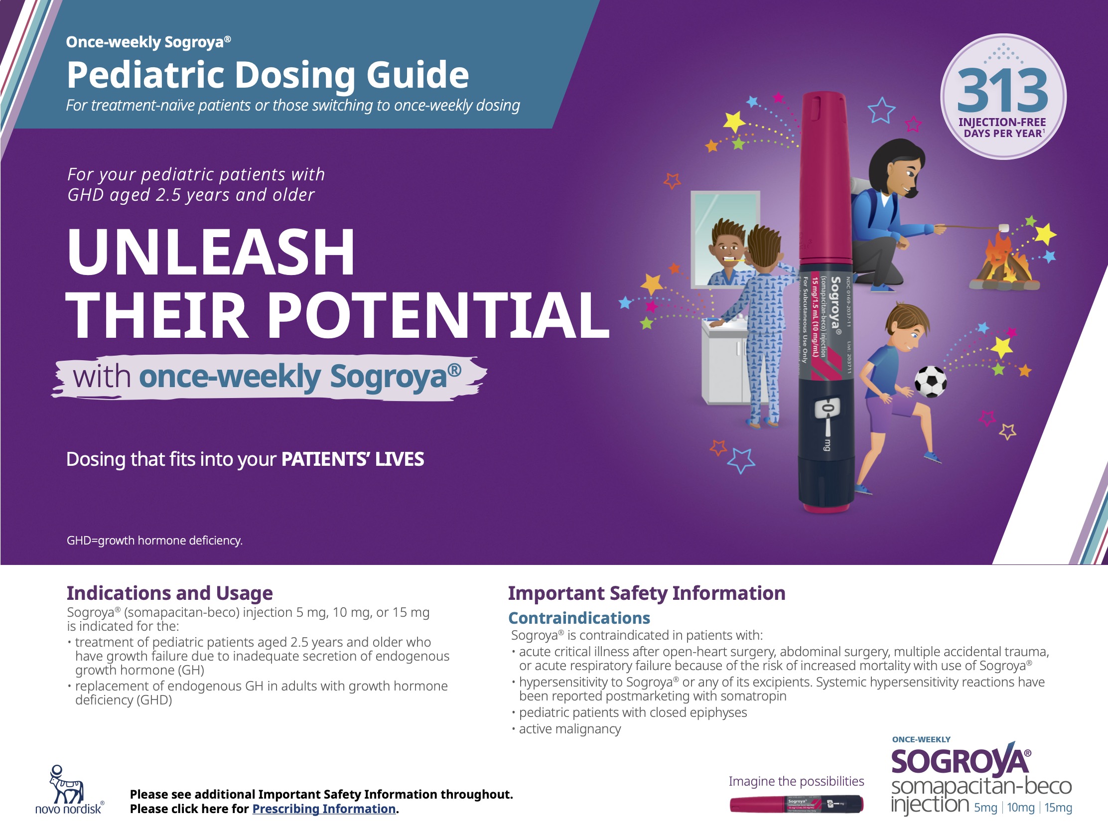 Sogroya® Pediatric Dosing Guide