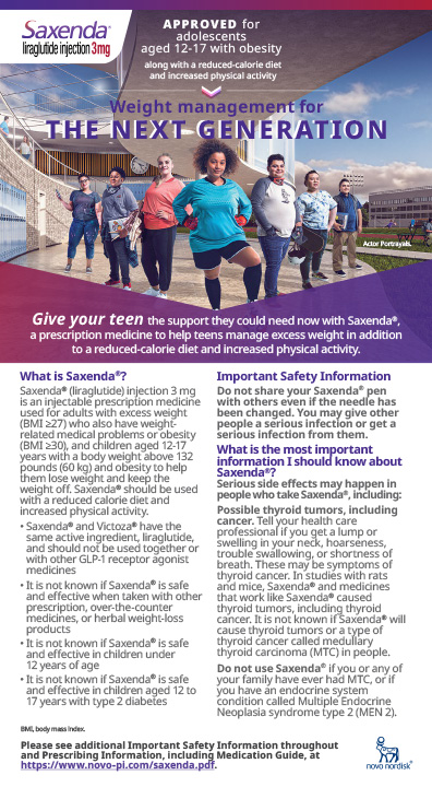 Saxenda® Caregiver Brochure