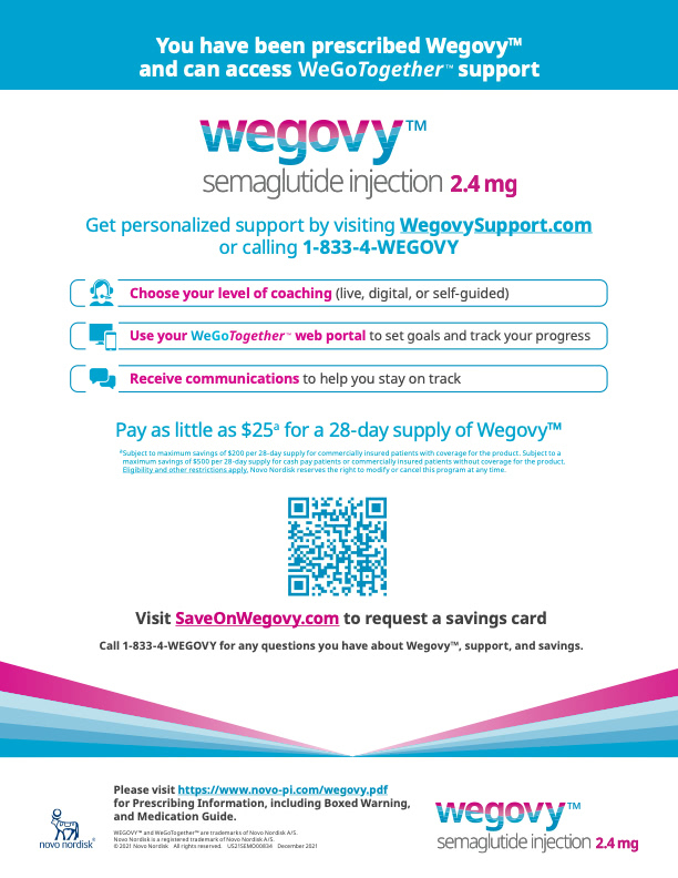 Wegovy™ Savings and Support