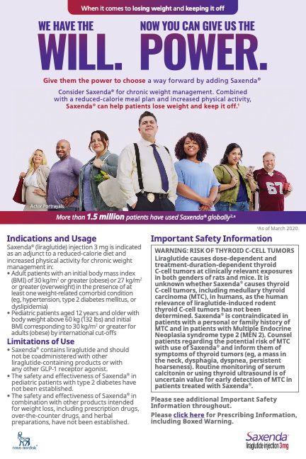 Saxenda® Efficacy and Safety Brochure