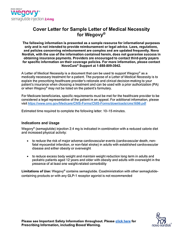 Letter of Medical Necessity