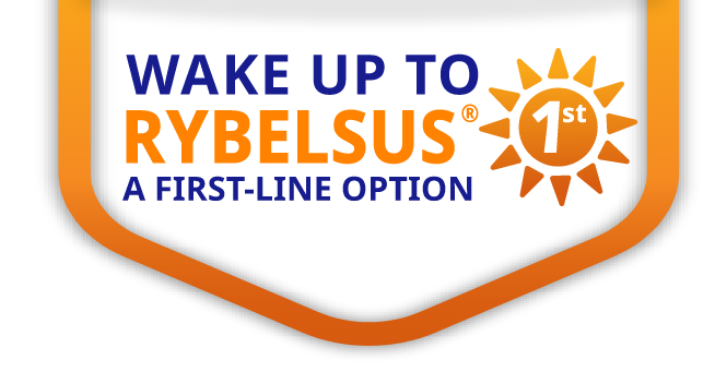 Wake up to RYBELSUS®, a first-line option