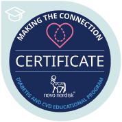 Diabetes certificate badge