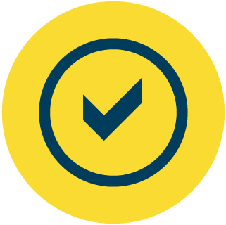 Safety results circle icon