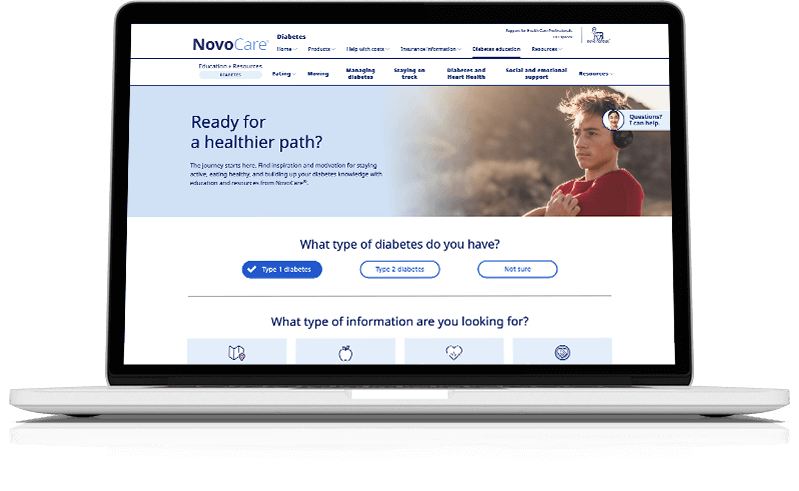 NovoCare® can help give patients diabetes management tips
