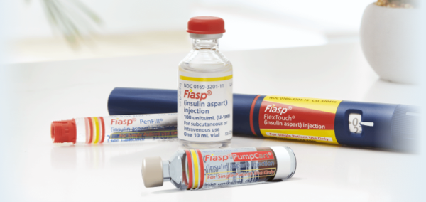 Fiasp® (insulin aspart) injection FlexTouch®, PenFill®, vial, and PumpCart® refill