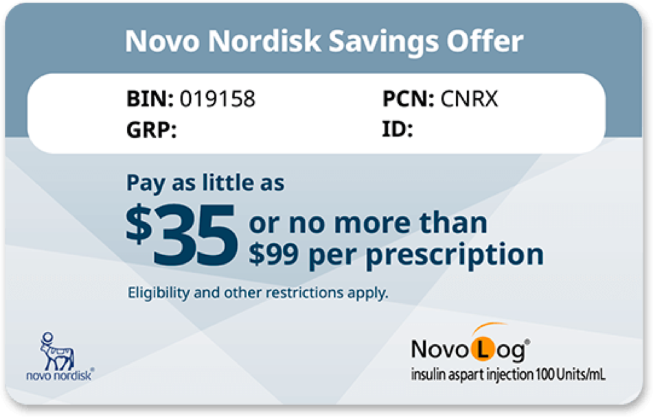 Novo Nordisk Instant Savings Card