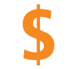 Dollar sign icon