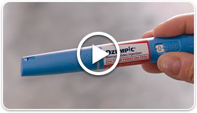 How is the Ozempic® (semaglutide) injection Pen used video thumbnail