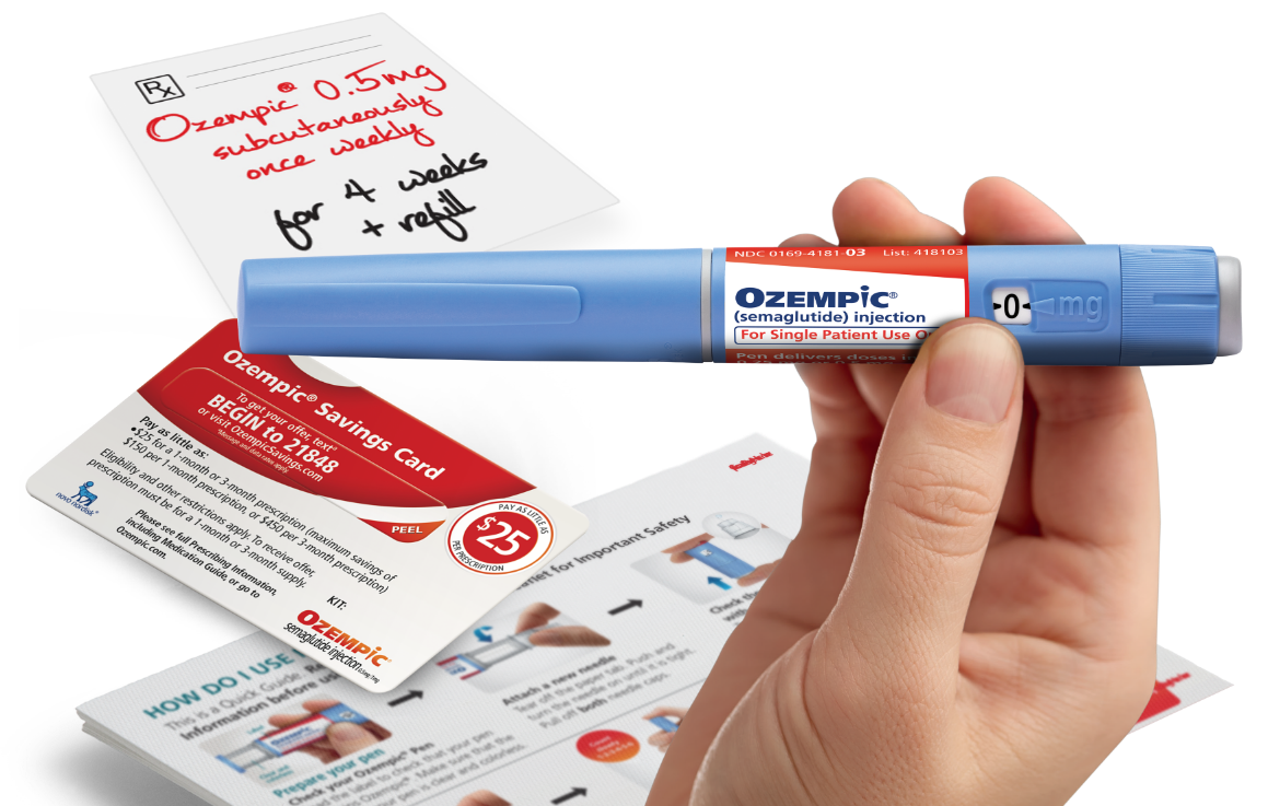 Ozempic® (semaglutide) injection Pen and patient starter kit