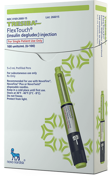 Tresiba® U-100 packaging