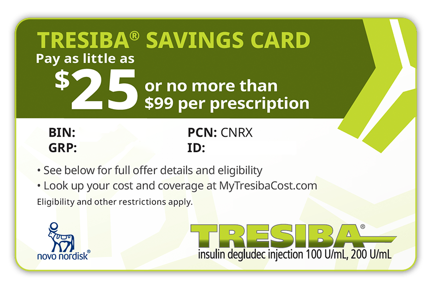 Tresiba® savings card image