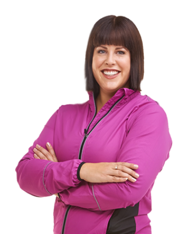Woman standing with her arms crossed and smiling