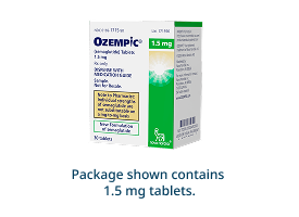 Ozempic® (semaglutide) tablets 1.5 mg Sample