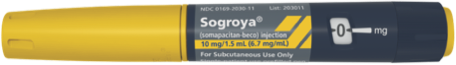 Sogroya® 10 mg pen dosing information