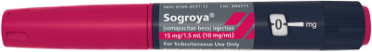 Sogroya® 15 mg pen dosing information