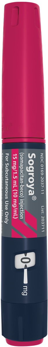 Sogroya® 15 mg pen