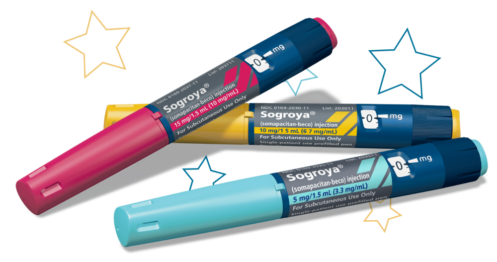 Sogroya® pens with stars