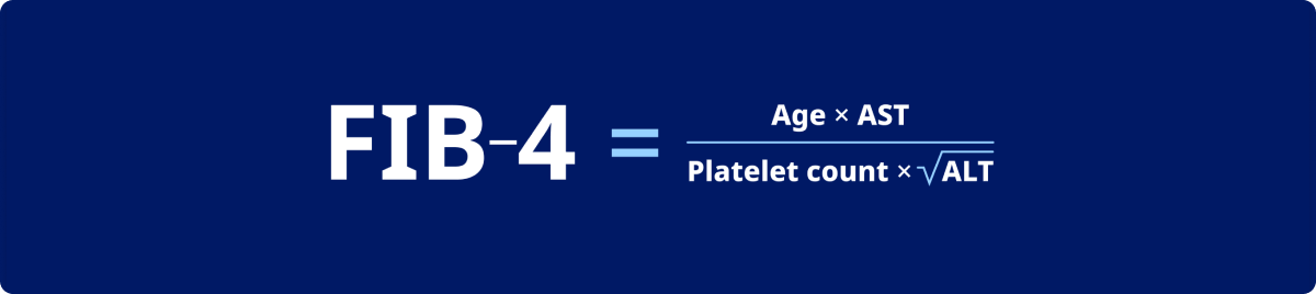Formula to calculate FIB-4