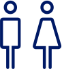 Icon of a man and a woman, indicating that patients differ from each other and that if a weight loss plan does not work for a patient, another plan should be tried