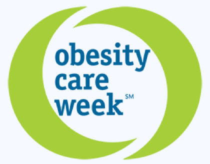 Logo for Obesity Care Week, a public awareness initiative that provides education and advocacy intended to change the way that society cares about obesity