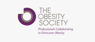 Logo of the Obesity Society, with the tagline Research, Education, Action. The Obesity Society offers educational opportunities and conferences on the topic of obesity
