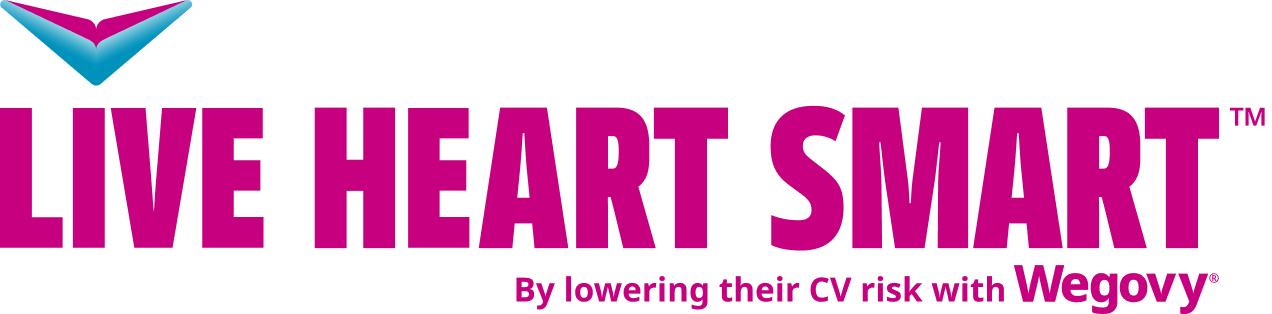 Live Heart Smart™ by lowering thier CV risk with Wegovy®