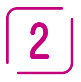 Number two inside magenta box